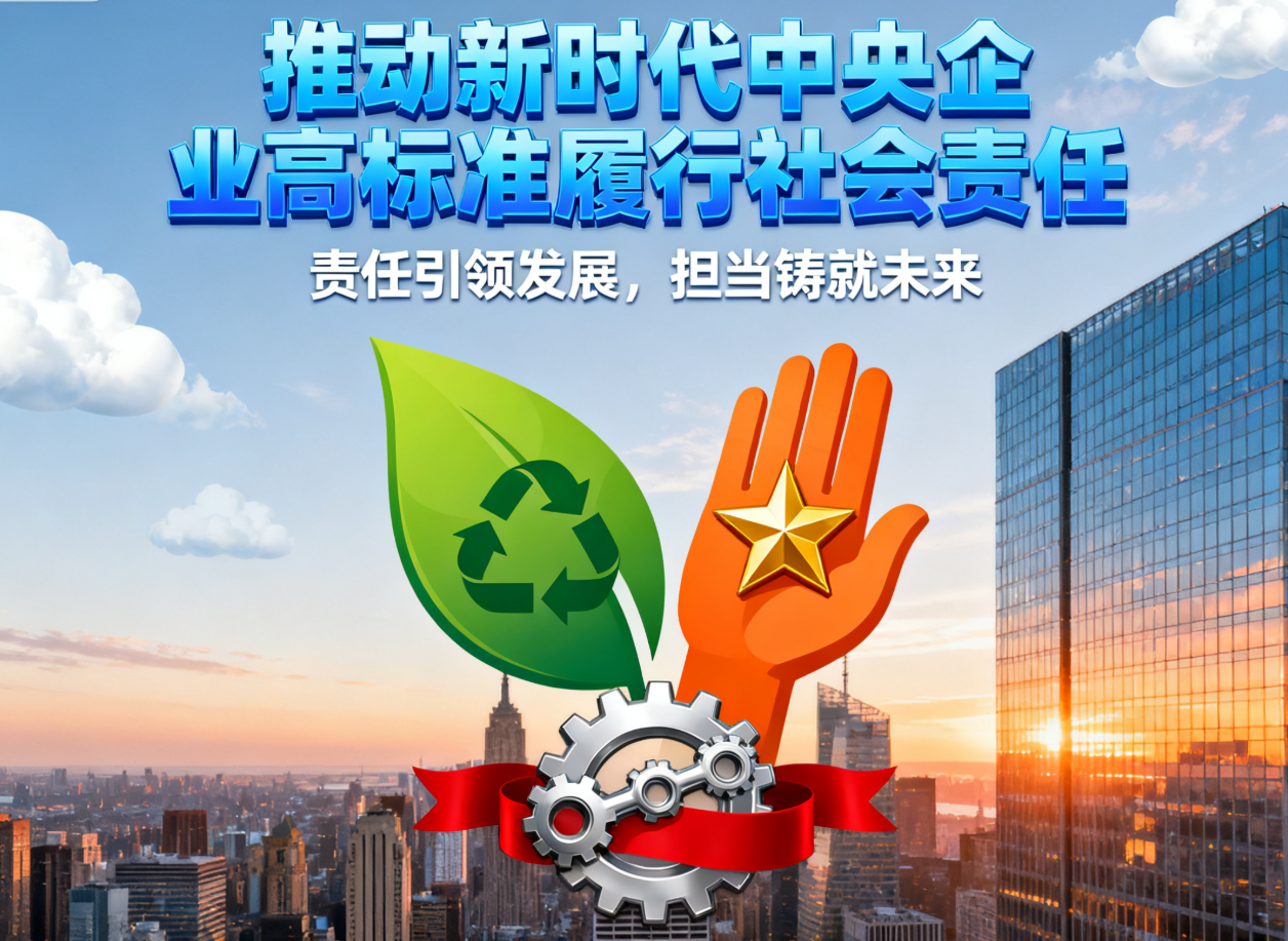 国务院国资委印发指导意见推动新时代中央企业高标准履行社会责任